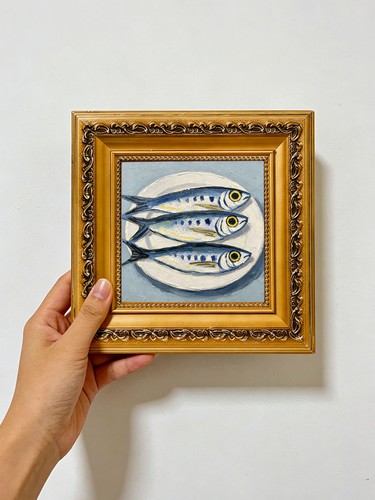 Three fish plate - three,