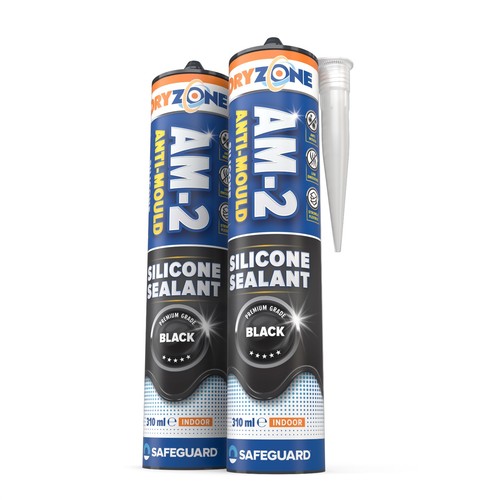 Dryzone silicone sealant black - silicone,