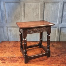 A 17th Century Style Joint Stool.