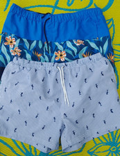 2 x Shorts Marks & Spencer & Tu Mens Swim Swimming Shorts Size XL VGC