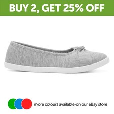 Lilley Womens Canvas Grey