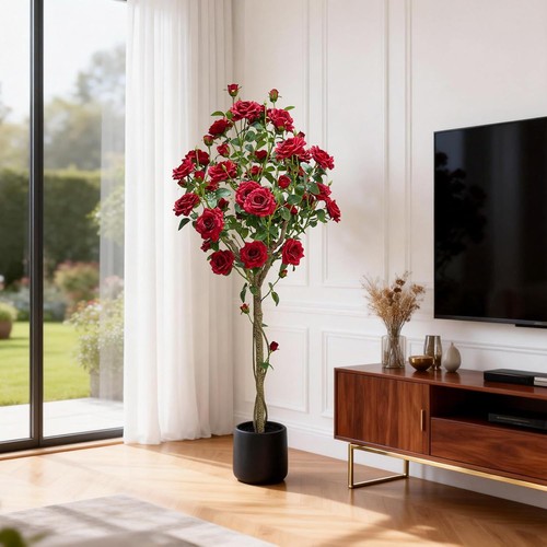 Artificial rose tree - 1.5m,