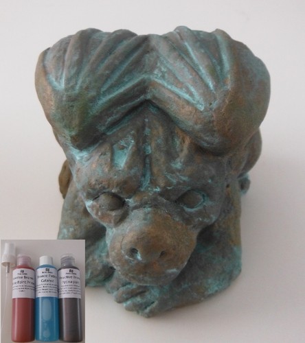 Reactive bronze paint patina - reactive,