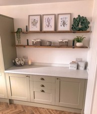 Reclaimed scaffold board shelf - reclaimed,