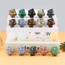 1.5" Carved Owl Bird Healing