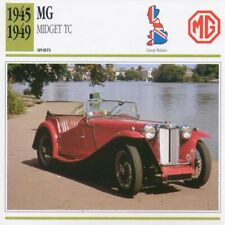 1945-1949 MG MIDGET TC Sports Classic Car Photo/Info Maxi Card