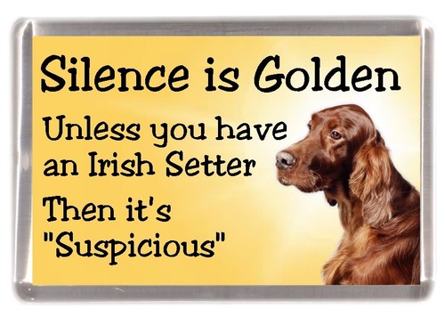 Irish red setter dog fridge - setter,