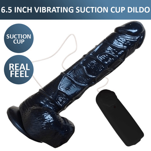 Dildo vibrating suction cup - vibrating,