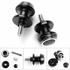 Pair 8mm Moto CNC Swingarm Swing Arm Spools Spool Slider For Suzuki Honda Sil UK