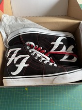 Foo Fighters 25th Anniversary Vans SK8-HI Shoes Men's 8UK