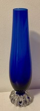 Vintage Aseda Glasbruk Cobalt
