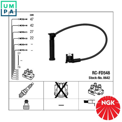 Ignition cable kit - ignition, for