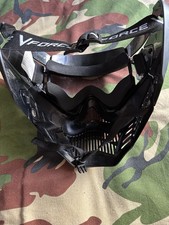 Airsoft/Paintball Protective Face Mask With Detachable Peak.