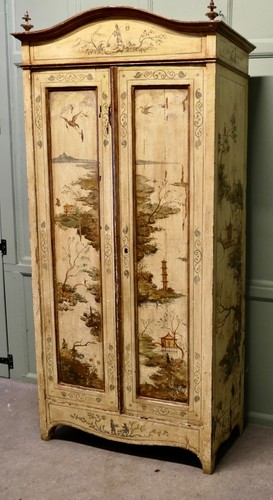 Antique painted chinoiserie - painted,