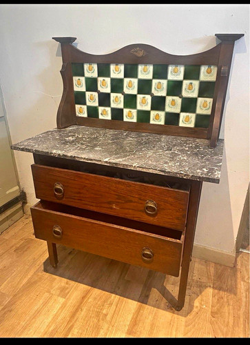 Antique wooden free standing - antique,