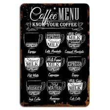 Rustic Coffee Menu Know Your