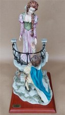 Huge  Rare Capodimonte Figure Italy  Romeo & Juliet  by CORTEZ  47 cm tall