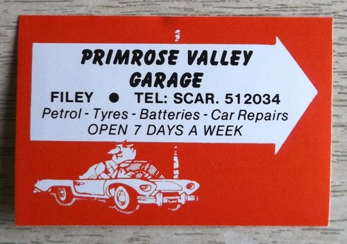 Matchbox label primrose valley - matchbox,