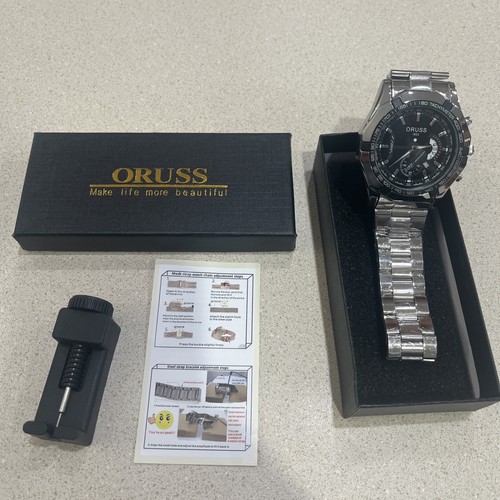 Oruss 1853 fashion watch faux - fashion,