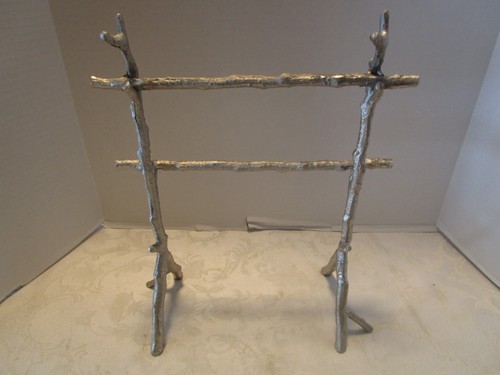 Vintage metal jewelry stand - vintage,