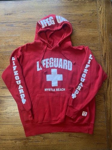 Lifeguard hoodie myrtle beach - hoodie,