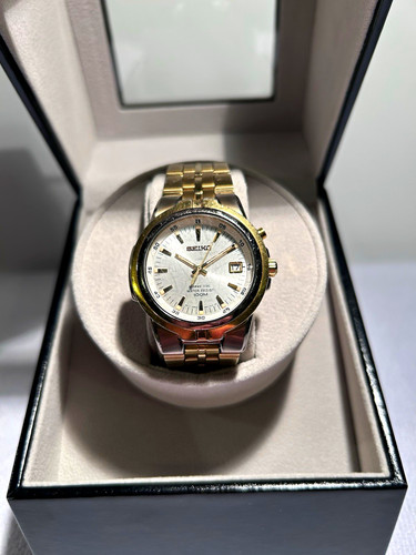 Seiko kinetic quartz - kinetic, men's