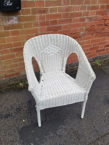 Vintage wicker chair - chair,