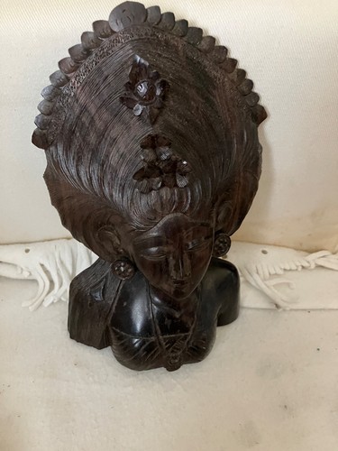 African wooden carvings - wooden, head