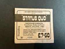 Status Quo Ticket 1984