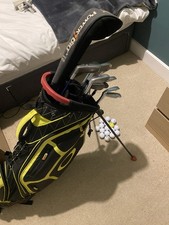 Full Set Golf Clubs - TaylorMade Irons (RAC), Driver, Adamsgolf 23o + Oakley Bag