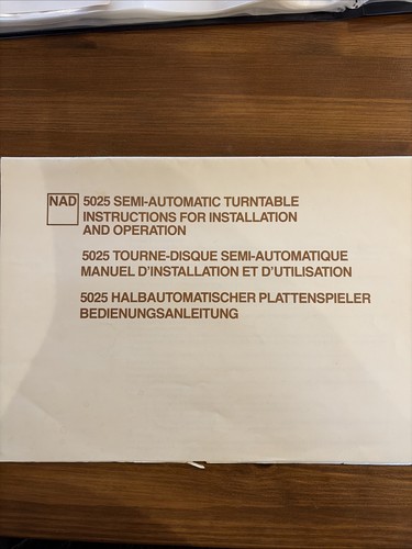 Nad 5025 automatic - nad, turntable