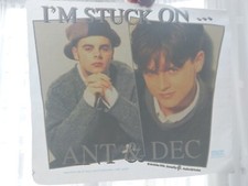 ANT and DEC Vintage T-shirt transfer Genuine Original Rare  1996 