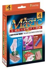 Empire magic collection set 4 includes 4 easy to do tricks coin tray die tunnel