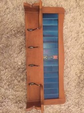 Vintage Old Victorian Style Coat Hanger. Wooden Frame With Vintage Tiles Inset.