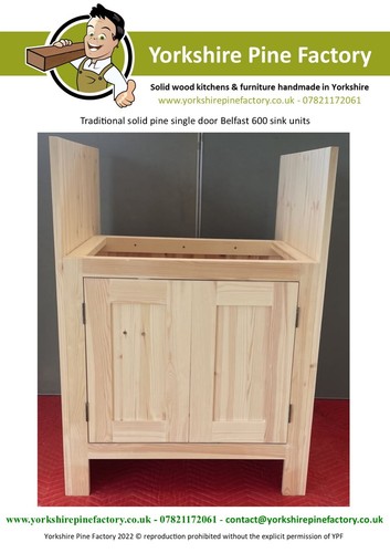 Traditional solid pine double
