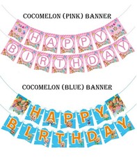 Cocomelon Birthday Party Banner  Cake Toppers Kids Balloon Party Decoration
