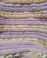 Newborn Hand Knitted Baby Girl Blanket