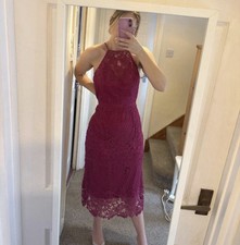 Chichi London Pink Lace Dress