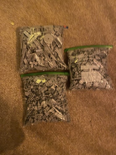 Lego large lot - large, grey