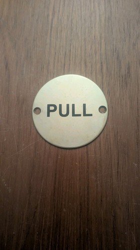 Polished brass circular round - circular,