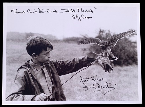 Signed david bradley kes photo - bradley,