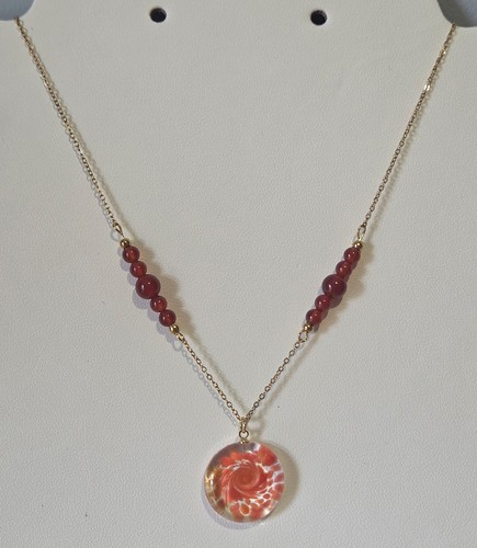 Murano glass carnelian - murano,