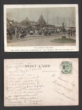 Scenic Railway Franco British Exhibition Postcard. 1908
