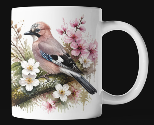Magpie jay coffee mug 11oz - jay,