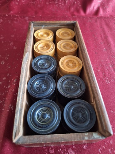 Antique box wood - box, ebonised