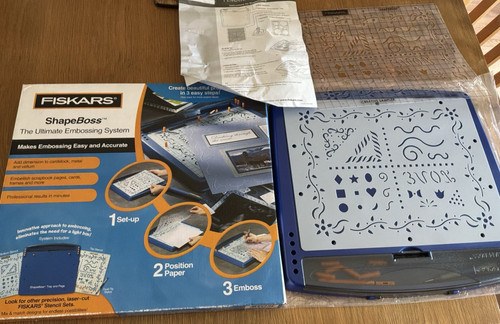 Fiskars shapeboss embossing - fiskars,