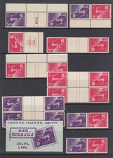 Israel 1950 UPU MH /MNH collection with Complete Booklet