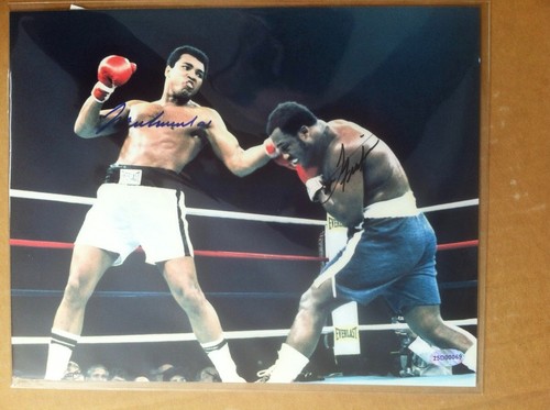 Signed muhammad ali - muhammad, joe
