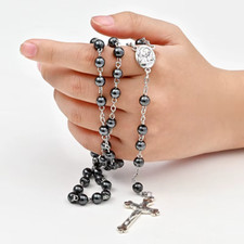 Beautiful Our Lady Hematite