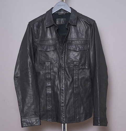 All saints leather shirt - all,